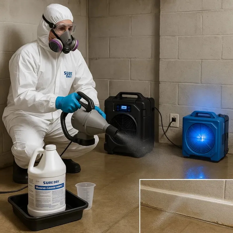 Sanitization and Odor Removal process in Sanbornton, NH